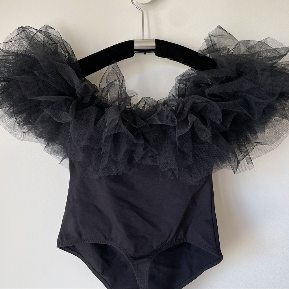 NEW Free People Big Love Bodysuit In Black - Picture 13 of 14